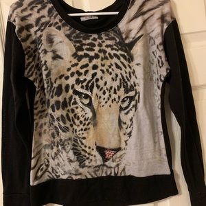 Bedazzled Cheetah Long Sleeve
